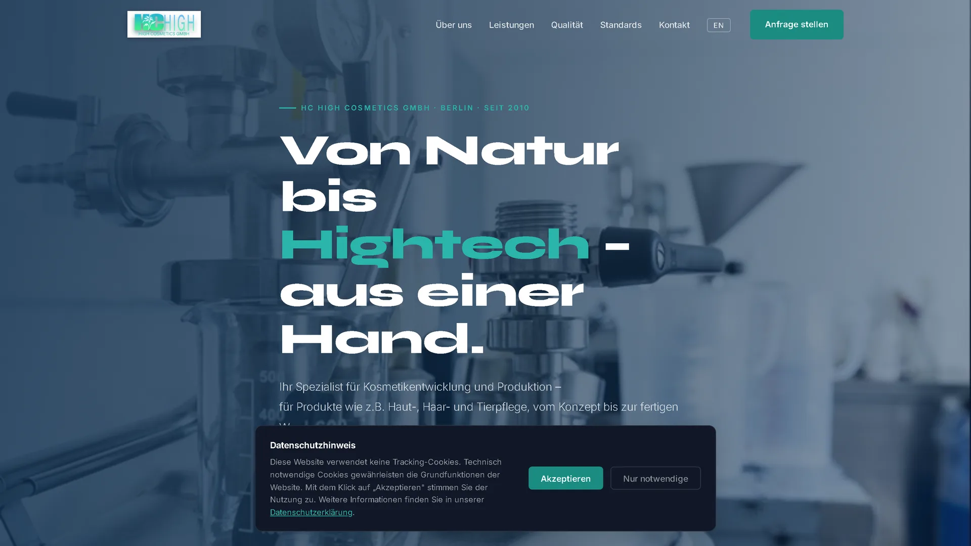 Live-Vorschau: HC High Cosmetics GmbH