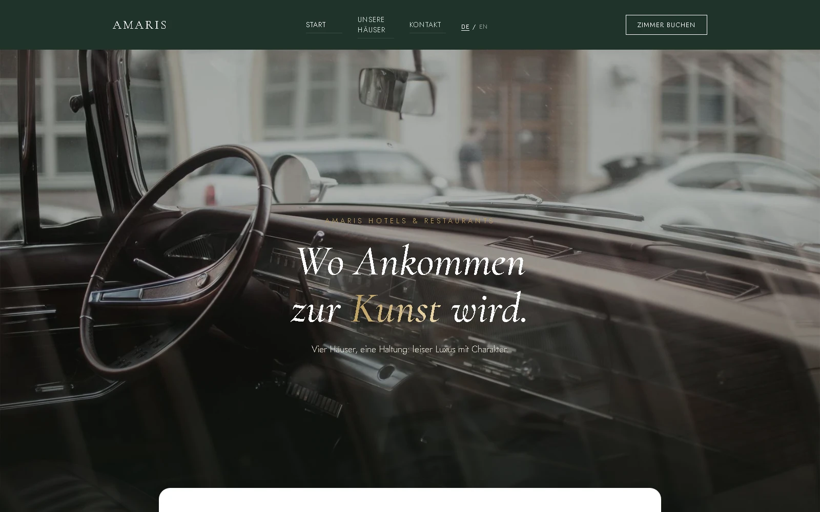 Desktop-Ansicht: Amaris Hotels & Restaurants