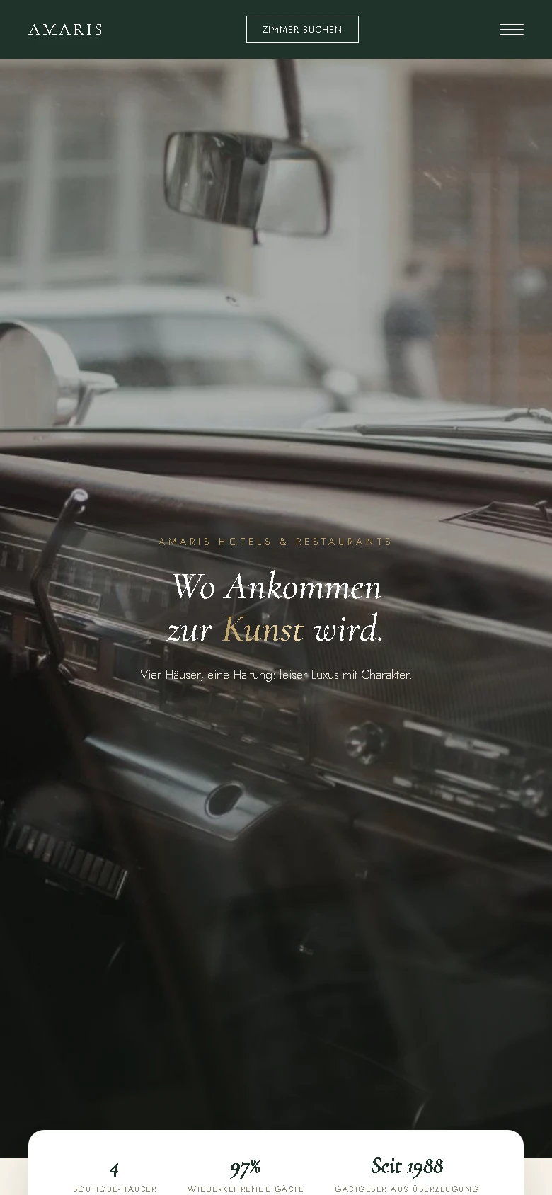 Mobile-Ansicht: Amaris Hotels & Restaurants